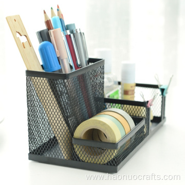 metal pen holder fashion desktop storage and decoration